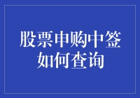 申购新股中签查询：一种简易且专业的操作指南