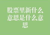 股票里的新词汇：在股市里新是如何变成财富密码的？