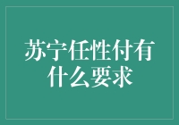 苏宁任性付：一份购物清单，一份贷款指南