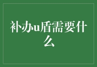 补办U盾所需材料及流程详解