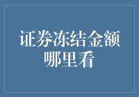 证券冻结金额查询：全景图解与细节解析