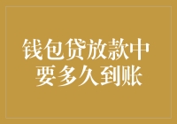 钱包贷放款到账时间解析：从申请到口袋的距离