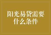 阳光易贷条件解析：轻松获取资金的关键步骤