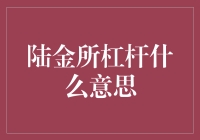 陆金所杠杆：借钱炒鸡技巧指南——你也能成为理财小能手！