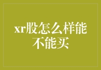 XR股投资分析：前景与风险并存，股友如何抉择？